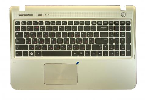 Клавиатура для ноутбука Samsung (SF510) Black, (Silver TopCase), RU