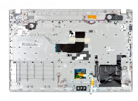 Клавиатура для ноутбука Samsung (RV511) Black, (Gray TopCase), RU - фото 2