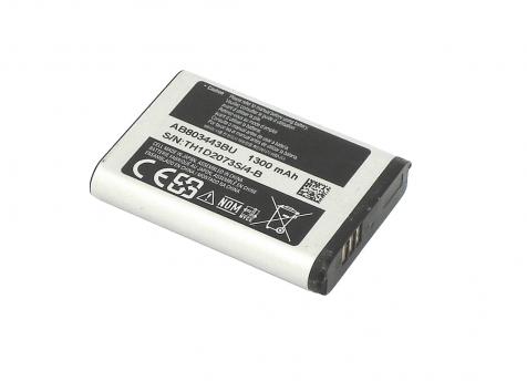 Аккумуляторная батарея для смартфона Samsung AB803443BU GT-C3350 3.7V Silver 1300mAh 4.8Wh - фото 2