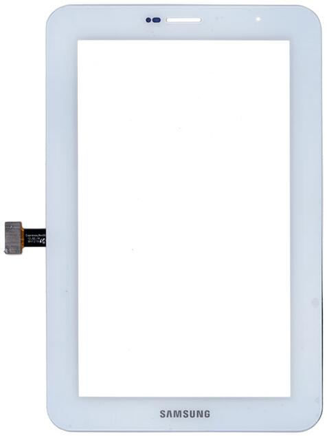 Тачскрин (Сенсорное стекло) для планшета Samsung Galaxy Tab 2 7&quot; P3100 белый с отверстием под динамик