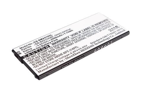 Аккумуляторная батарея для смартфона Samsung CS-SMA510SL Galaxy A5 (2016) SM-A510 3.85V White 2000mAh 7.70Wh