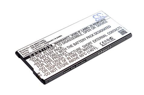 Аккумуляторная батарея для смартфона Samsung CS-SMA710SL Galaxy A7 (2016) SM-A710 3.85V White 2400mAh 9.24Wh