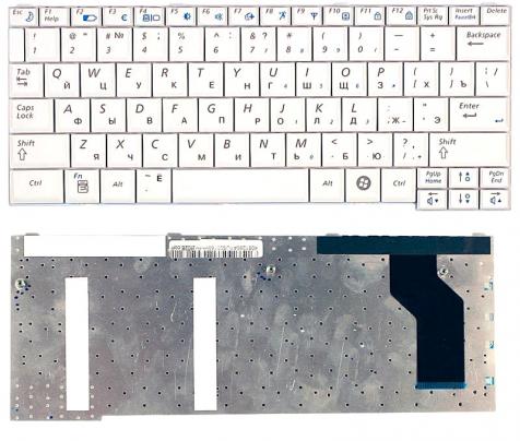 Клавиатура для ноутбука Samsung (Q210, Q208) White, RU