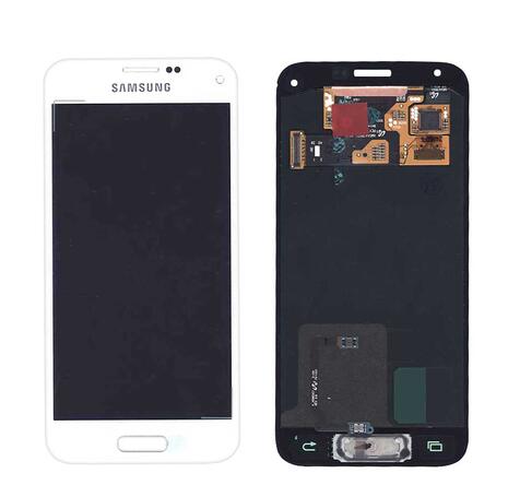 Матрица с тачскрином (модуль) для Samsung Galaxy S5 mini SM-G800F белый