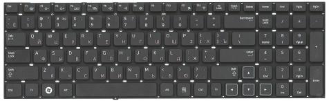 Клавиатура для ноутбука Samsung (NP300E7A, NP305E7A, 300E7A, 305E7A, NP300V7A, NP305V7A, 300V7A) Black RU - фото 2