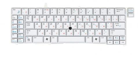 Клавиатура для ноутбука Samsung (X1) Silver, RU - фото 2