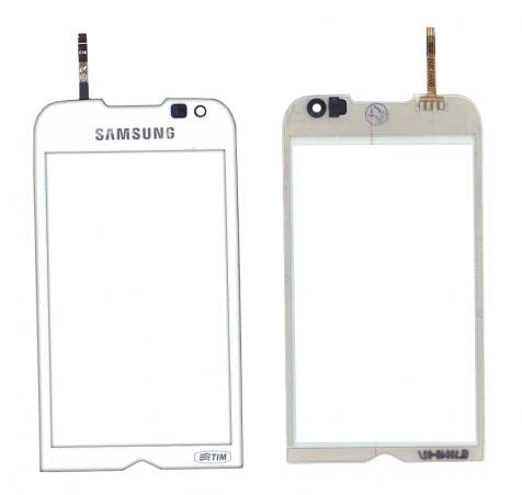 Тачскрин (Сенсорное стекло) для смартфона Samsung Omnia 2 GT-I8000 белый