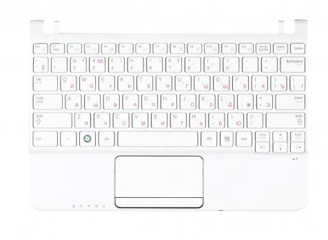 Клавиатура для ноутбука Samsung (N210) White, (White TopCase), RU