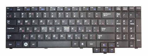 Клавиатура для ноутбука Samsung (R519, R528, R530, R540, R618, R620, R525, R719, RV510, RV508) Black, RU