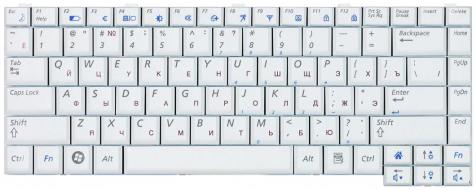 Клавиатура для ноутбука Samsung (Q310, Q308) White RU - фото 2