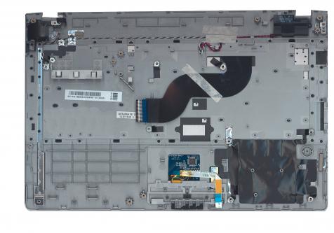 Клавиатура для ноутбука Samsung (RC410, RV411, RV412, RV415, RV420) Black, с топ панелью (Gray), RU - фото 3
