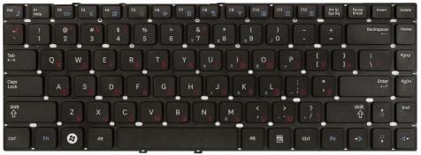 Клавиатура для ноутбука Samsung (Q430, QX410, SF410) Black, (No Frame), RU - фото 2