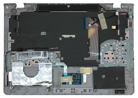 Клавиатура для ноутбука Samsung (NP300U1A) Black, (Silver TopCase), RU - фото 2