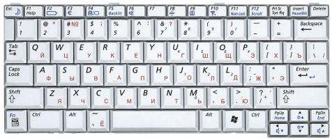 Клавиатура для ноутбука Samsung (Q45, Q35) Silver, RU - фото 2