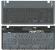 Клавиатура для ноутбука Samsung (355V5C) Black, (Gray TopCase), RU