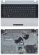 Клавиатура для ноутбука Samsung (RC410, RV411, RV412, RV415, RV420) Black, с топ панелью (Gray), RU