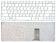 Клавиатура для ноутбука Samsung (Q320) White, RU