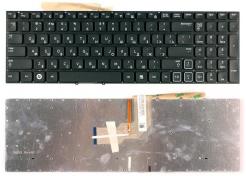 Купить Клавиатура для ноутбука Samsung (RF712) с подсветкой (Light), Black, (No Frame), RU