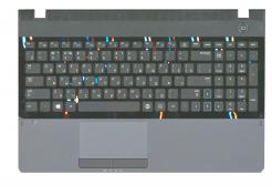 Купить Клавиатура для ноутбука Samsung (NP300E5C, 300E5C) Black, с топ панелью (Black), RU