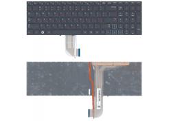Купить Клавиатура для ноутбука Samsung (RF710, RF711, RC730) с подсветкой (Light), Black, (No Frame) RU
