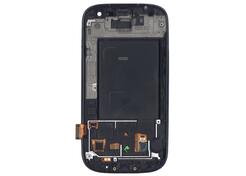 Купить Матрица с тачскрином (модуль) для Samsung Galaxy S3 GT-I9300 черный с рамкой