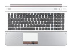Купить Клавиатура для ноутбука Samsung (RC520) Black, (Silver TopCase), RU